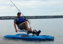 Fishing on the Water Bike